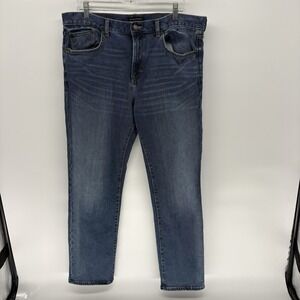 Banana Republic  Blue Straight Jeans Premium Performance Stretch Denim Men 36X31